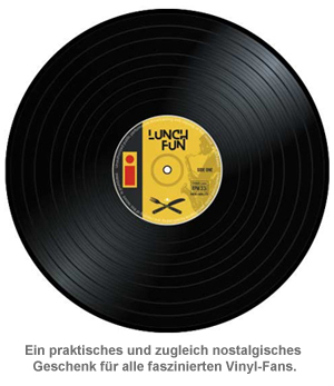 Tischset im Vinyl Schallplatten Look - 4-teilig