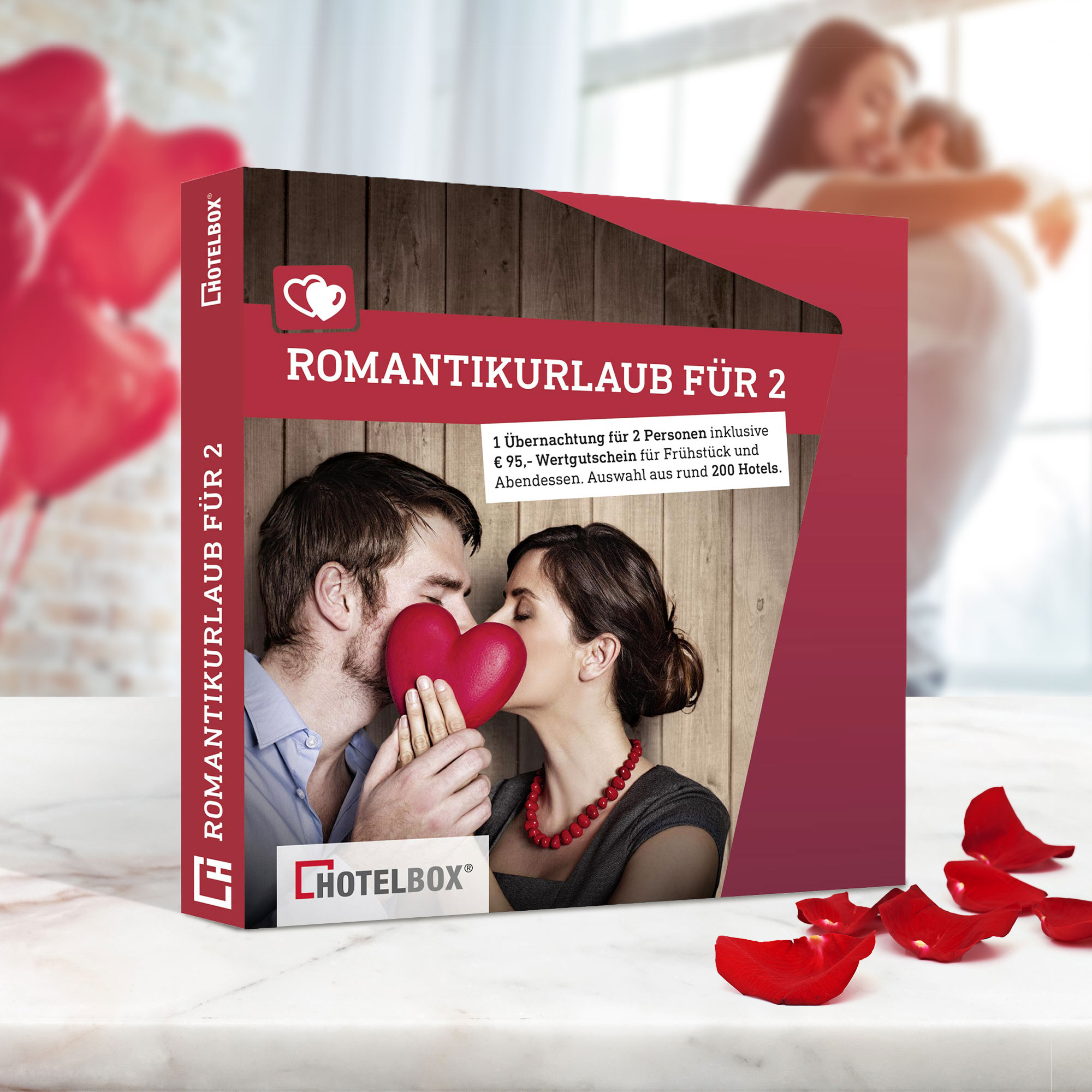 Romantikurlaub für 2 - Hotelgutschein von Hotelbox