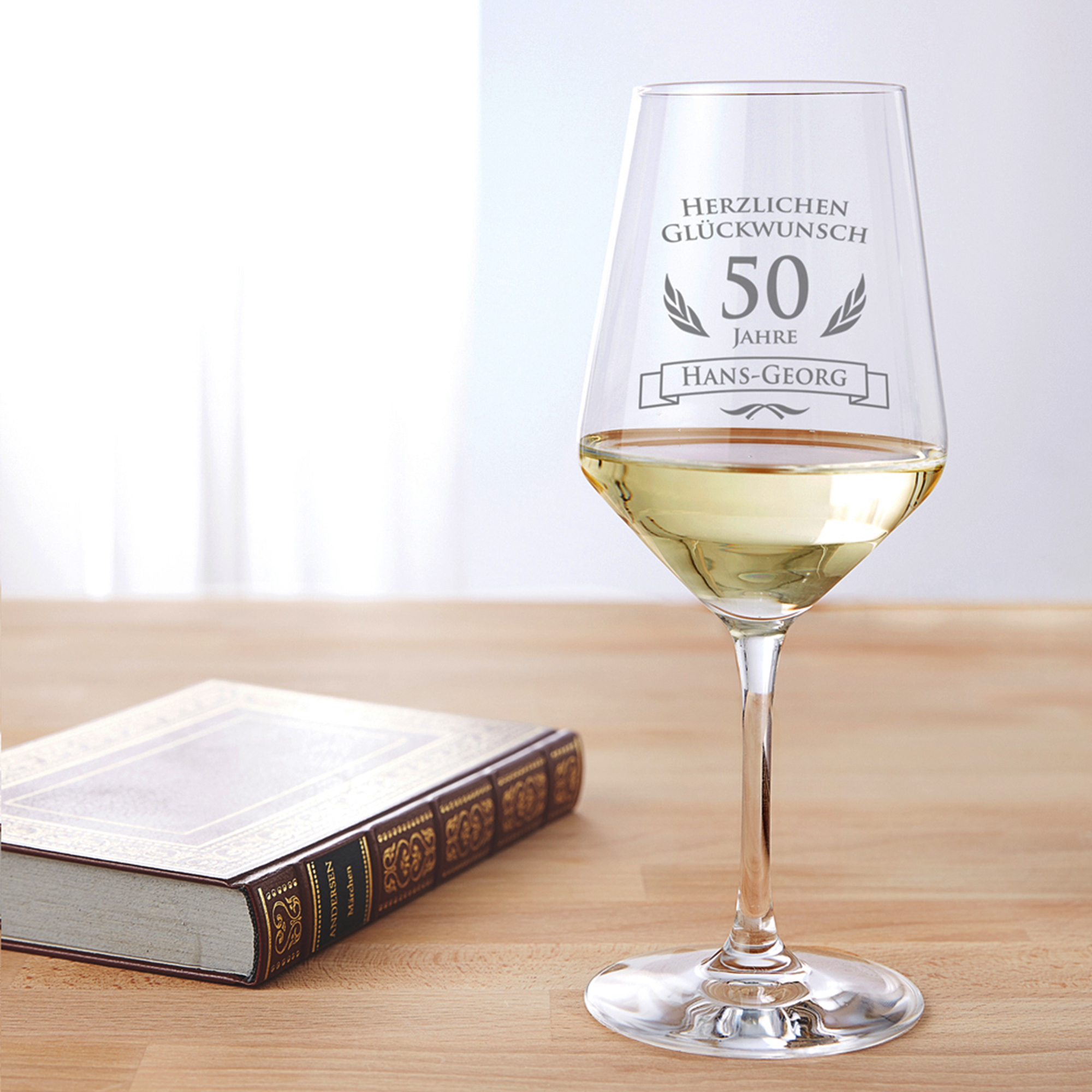 Weißweinglas zum 50. Geburtstag 2199 - 5