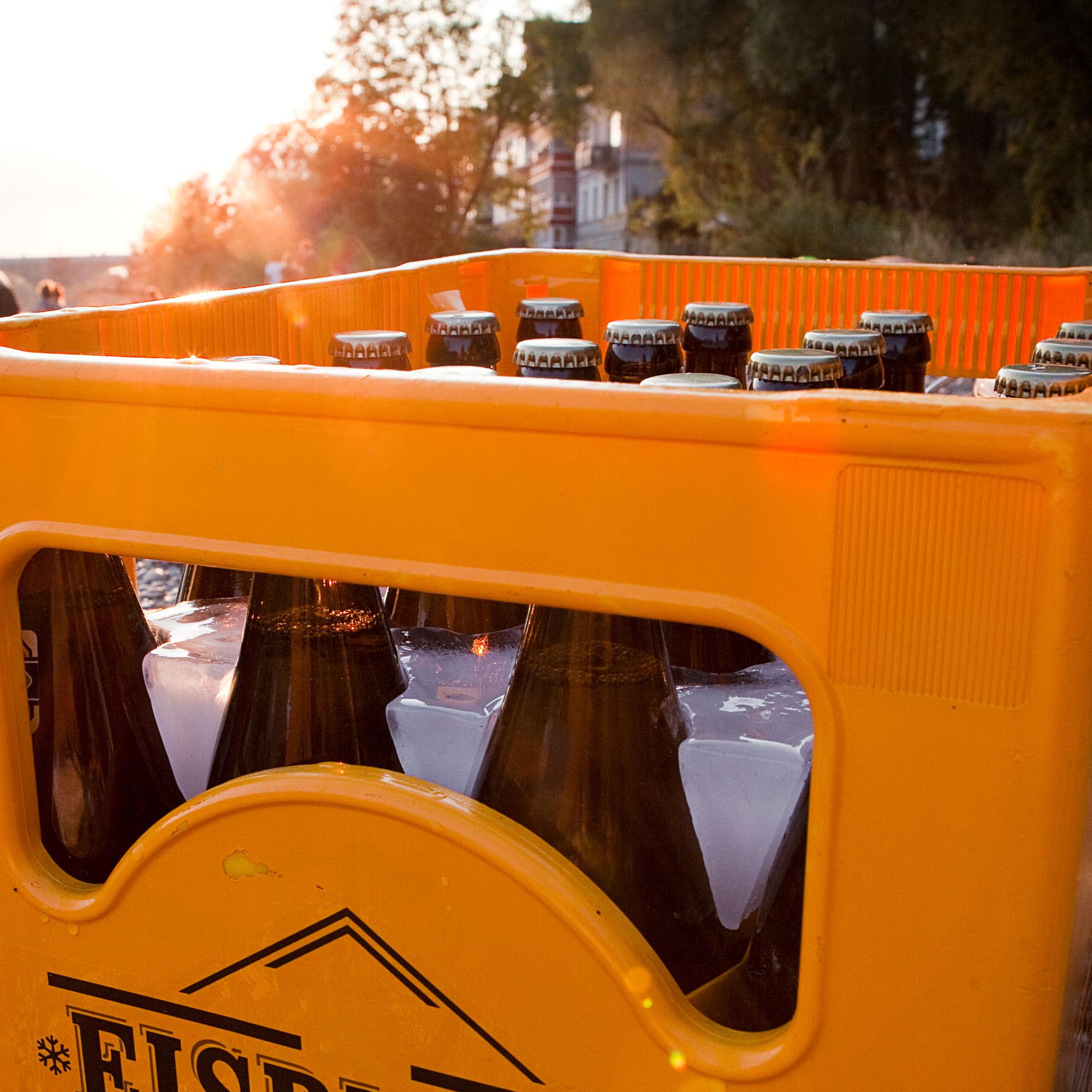 Bierkühler - Eisblockform für Bierkisten - 0,33 l Flaschen