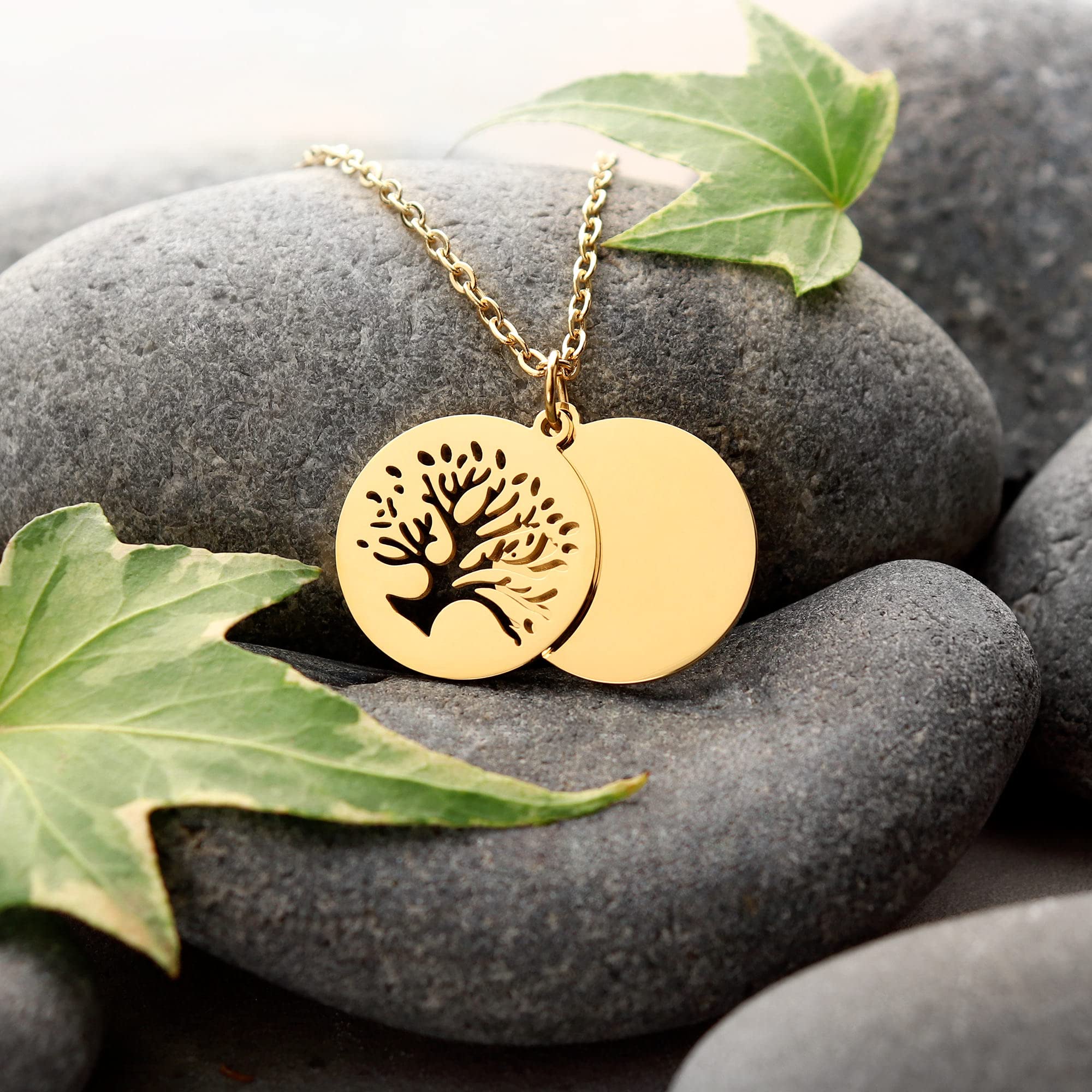 Kette - Baum - Gold