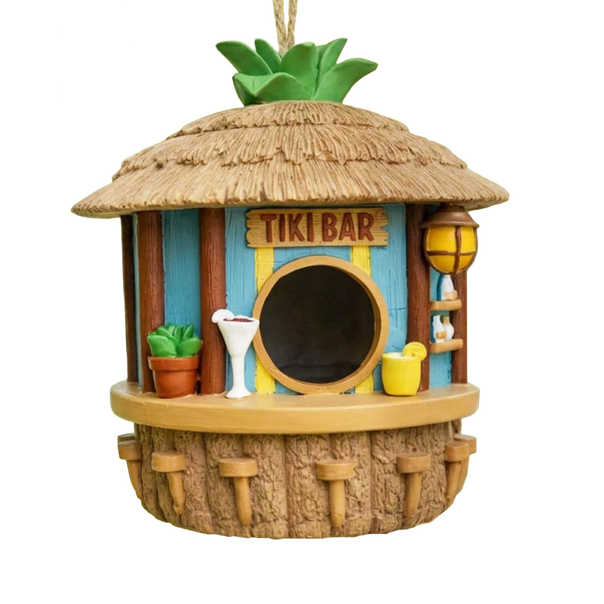 Tikibar Vogelhaus - Nistkasten & Futterhaus für Vögel