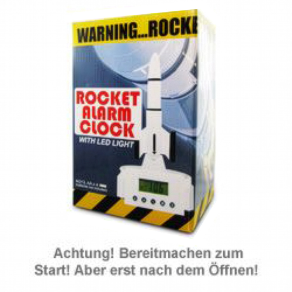 Wecker mit Rakete Wecker mit Rakete