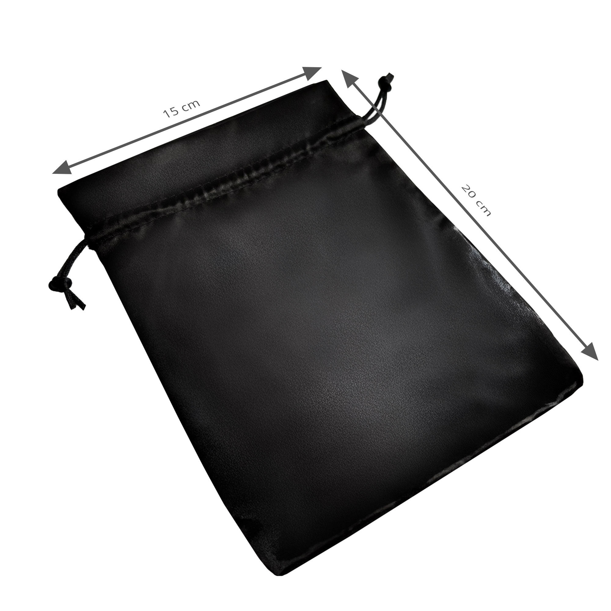 Satinbeutel Geschenkverpackung Whiskyglas - Aufbewahrungsbeutel Schwarz Satinbeutel Geschenkverpackung Whiskyglas - Aufbewahrungsbeutel Schwarz