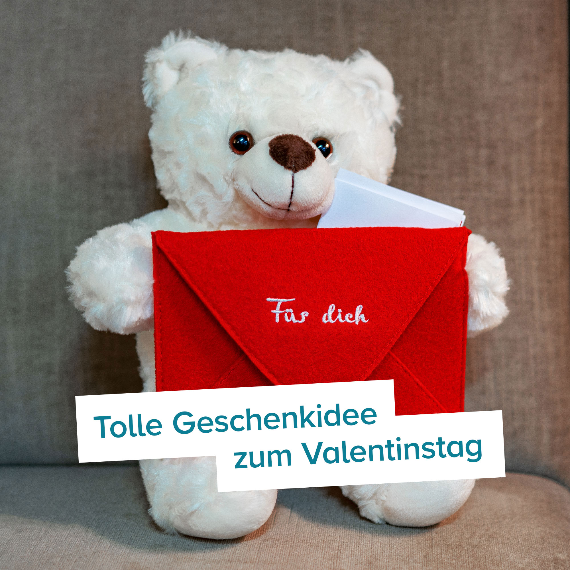 Botschaftsbär - roter Umschlag 3659 - 2