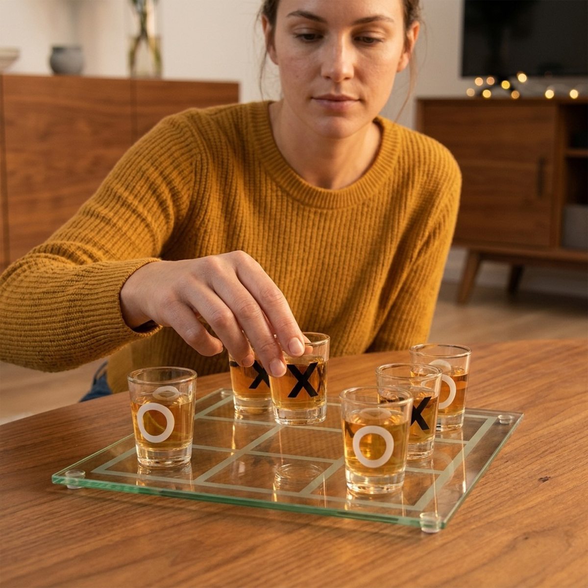 Party Trinkspiel - Tic-Tac-Toe