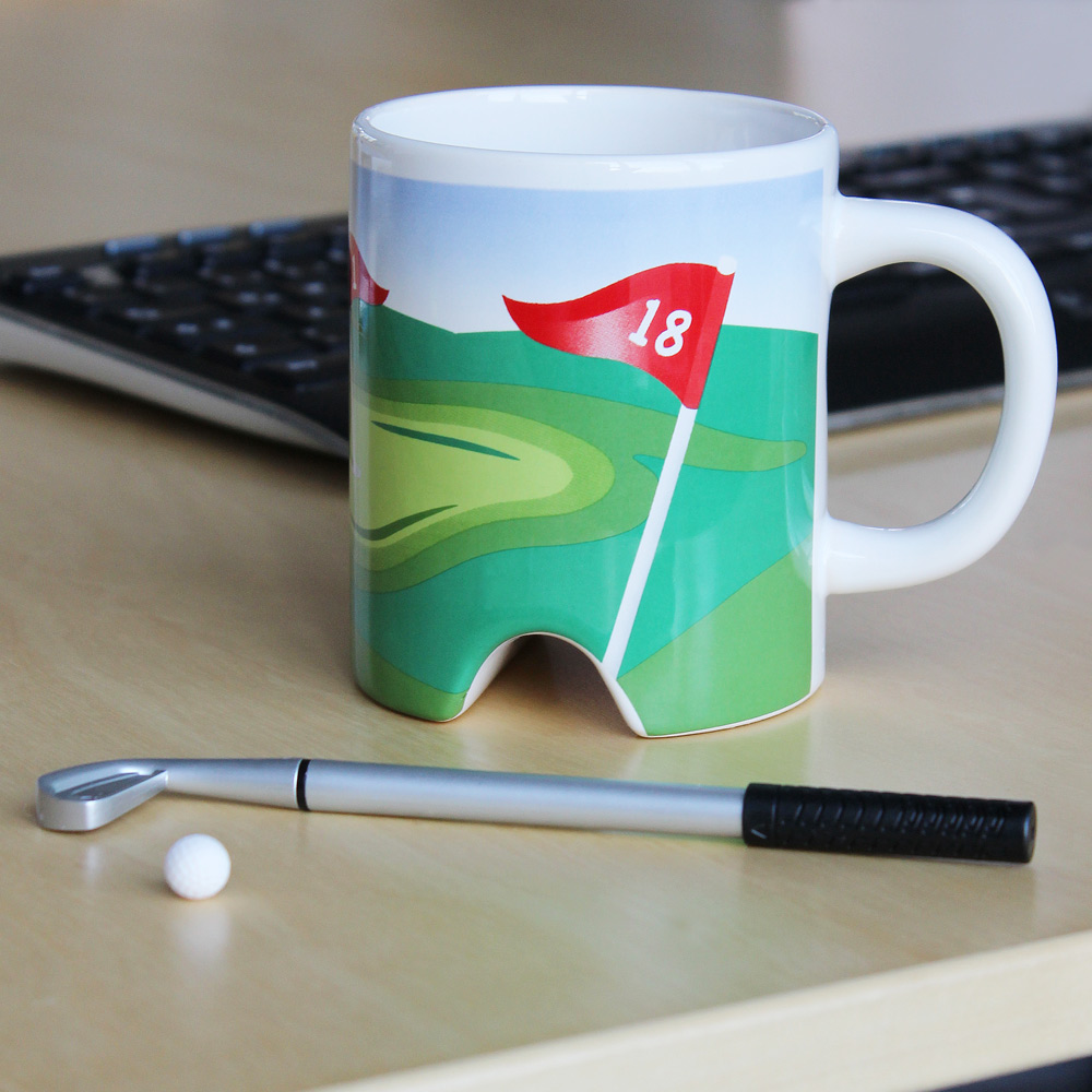 Golf Becher mit Putter 2405