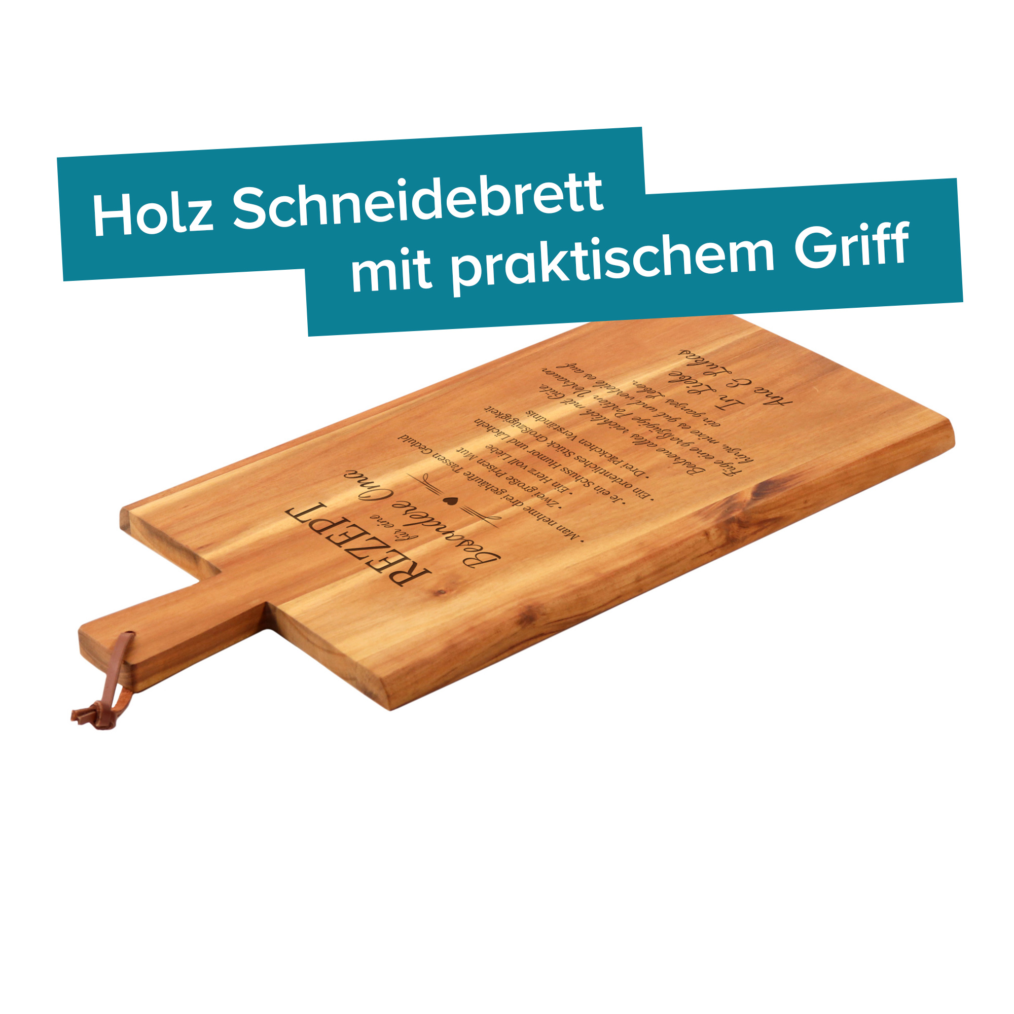 Schneidebrett mit Griff - Rezept Oma 4183 - 5