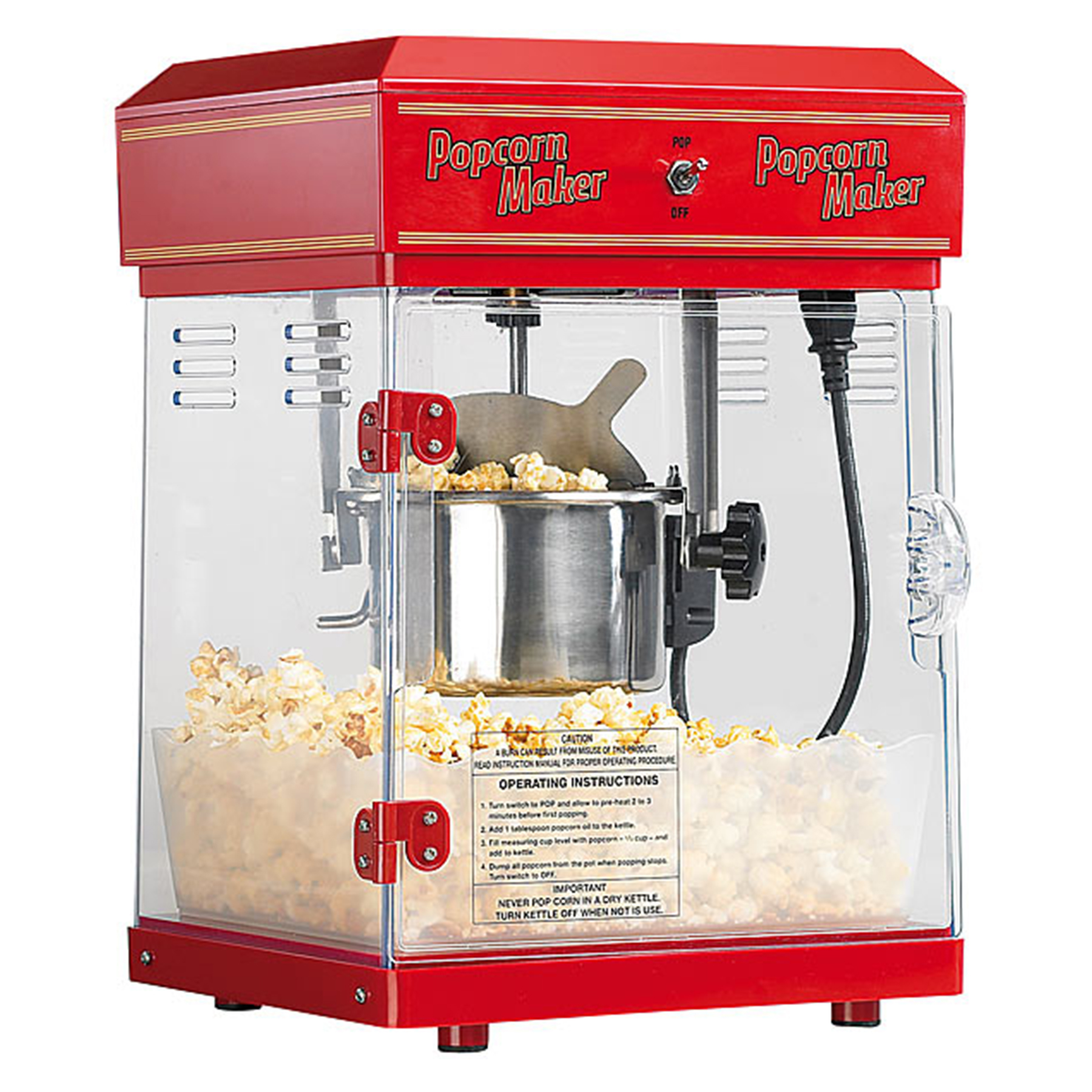 Popcornmaschine mit Wagen - Premium Edition 2197 - 4