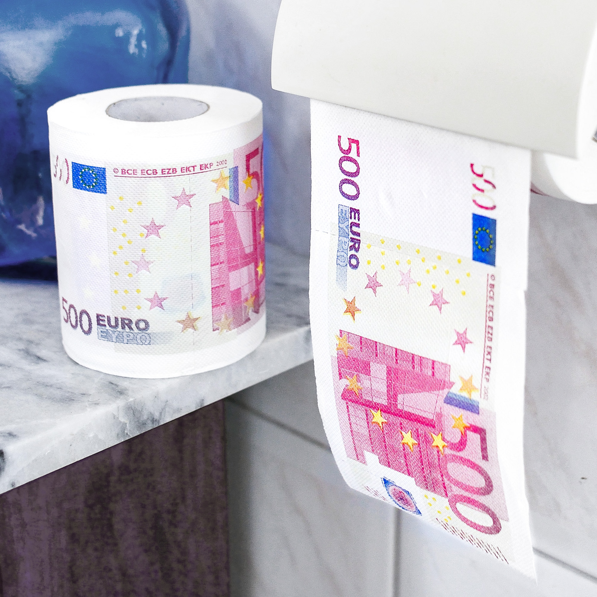 Geld Toilettenpapier - 500 Euro - 2er Set 4127