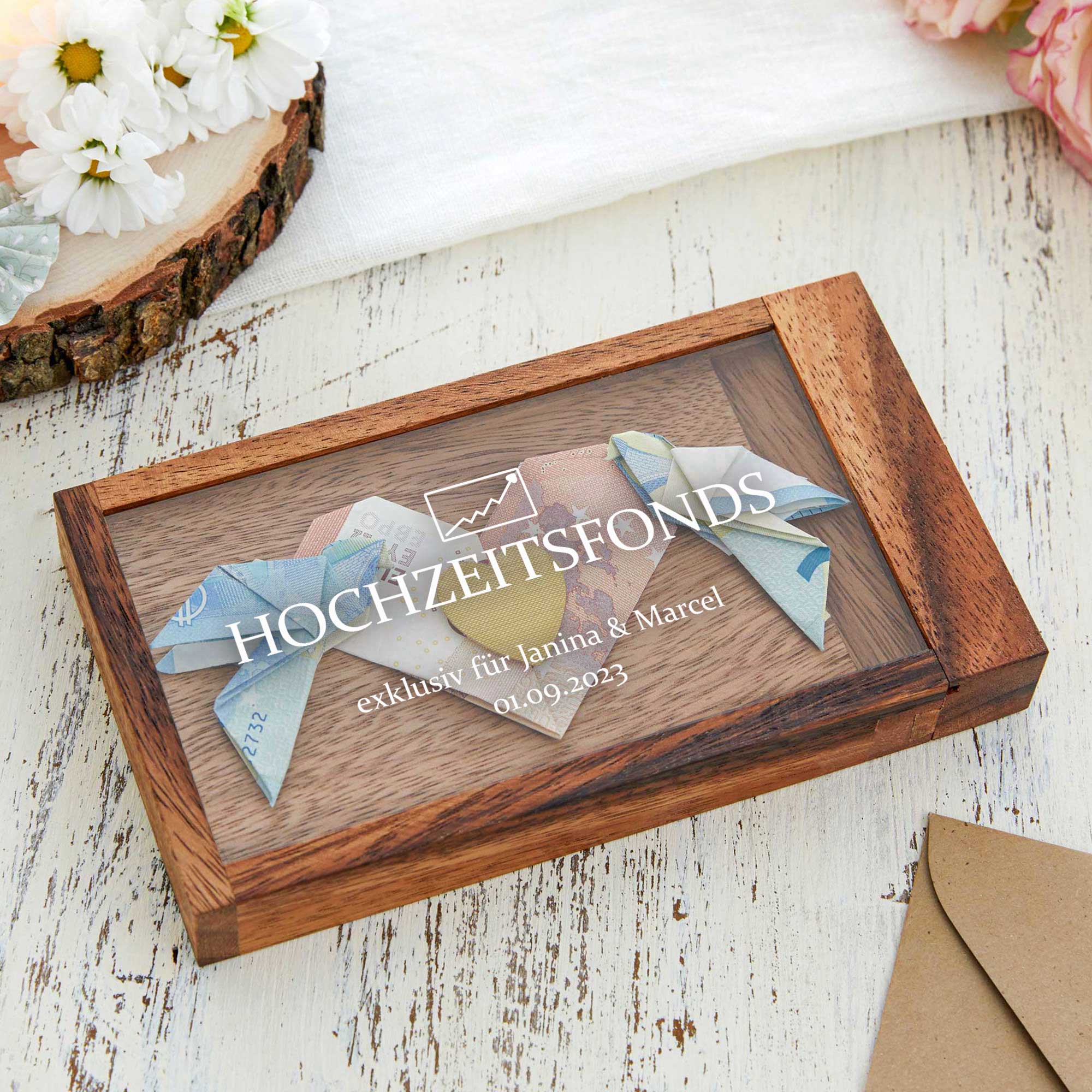 Magische Geldgeschenkbox - Hochzeitsfonds