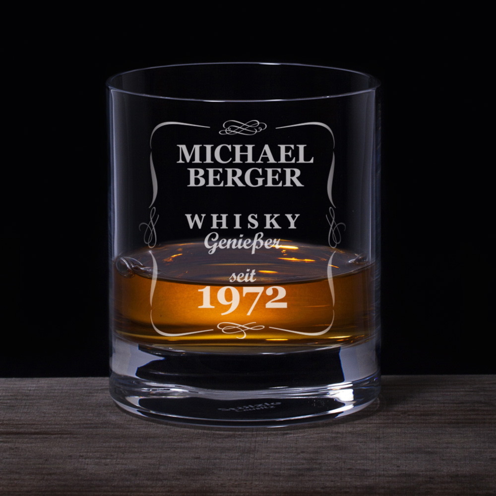 Personalisiertes Whiskyglas - Klassisch 1453