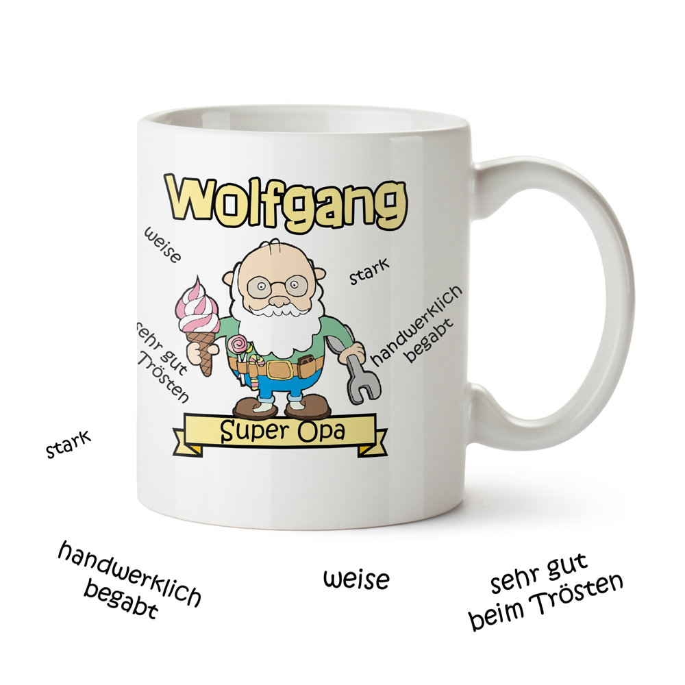 Personalisierte Tasse - Super Opa 2370