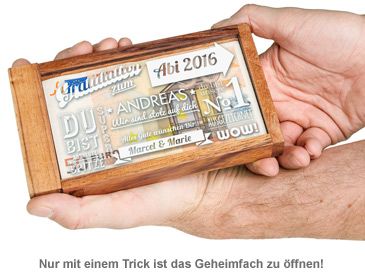 Magische Geldgeschenkbox zum Abitur - Collage 2440 - 2