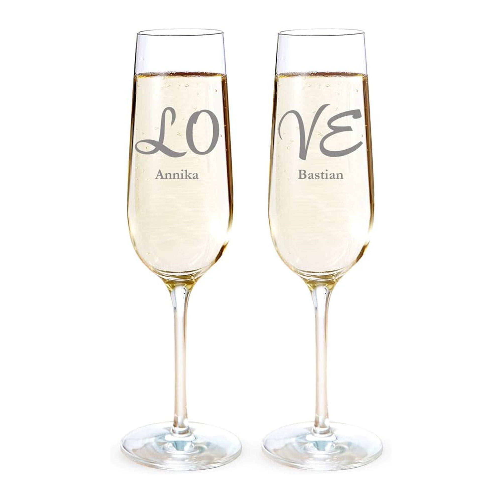 Sektgläser Love - 2er Set