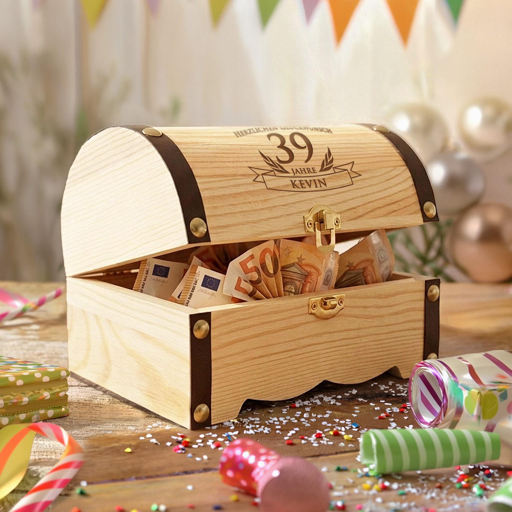 Geld Schatzkiste zum Geburtstag Geld Schatzkiste zum Geburtstag