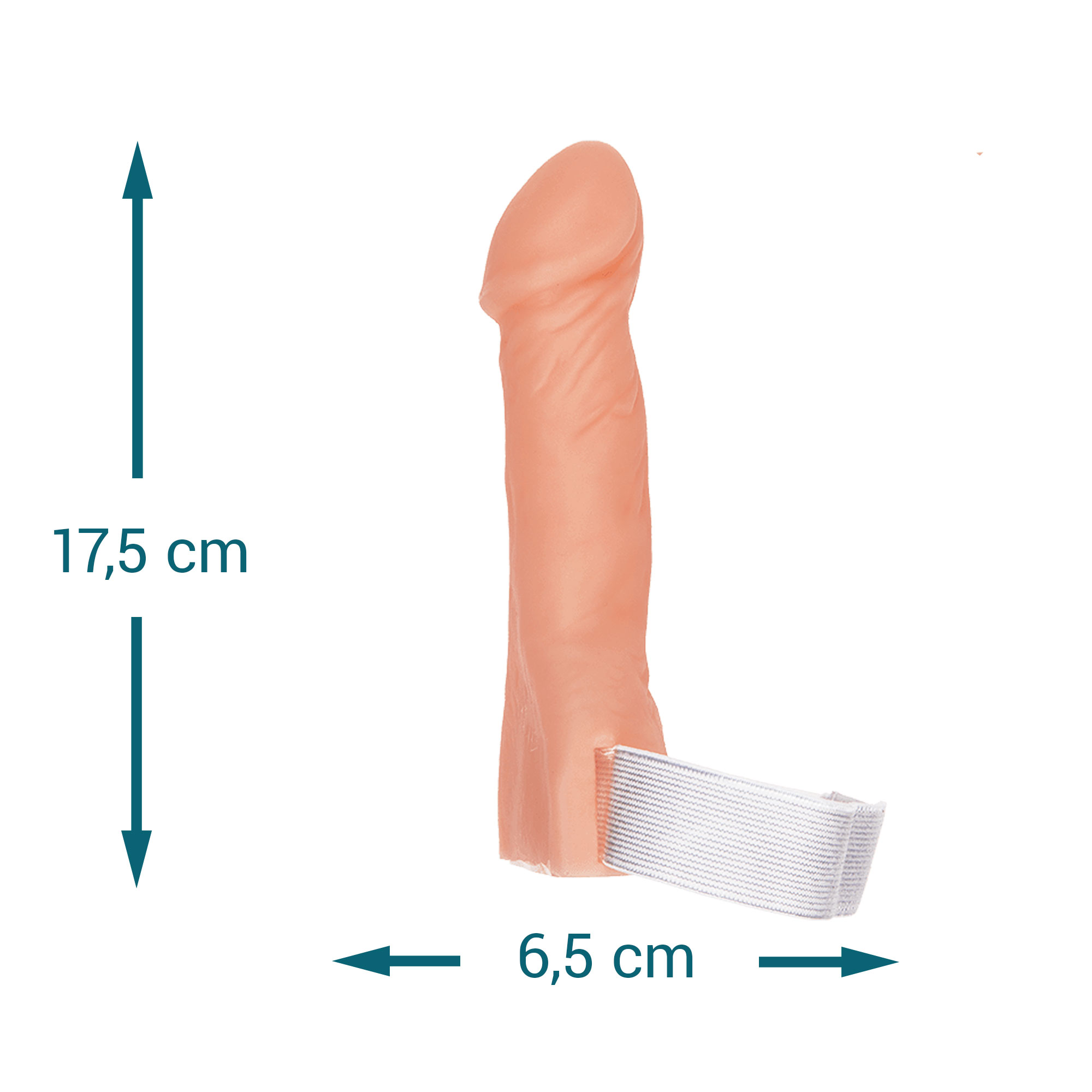 Penis mit Beinschlaufe als Scherzartikel 3989 - 3