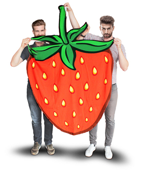 Erdbeer Handtuch 3576 - 3