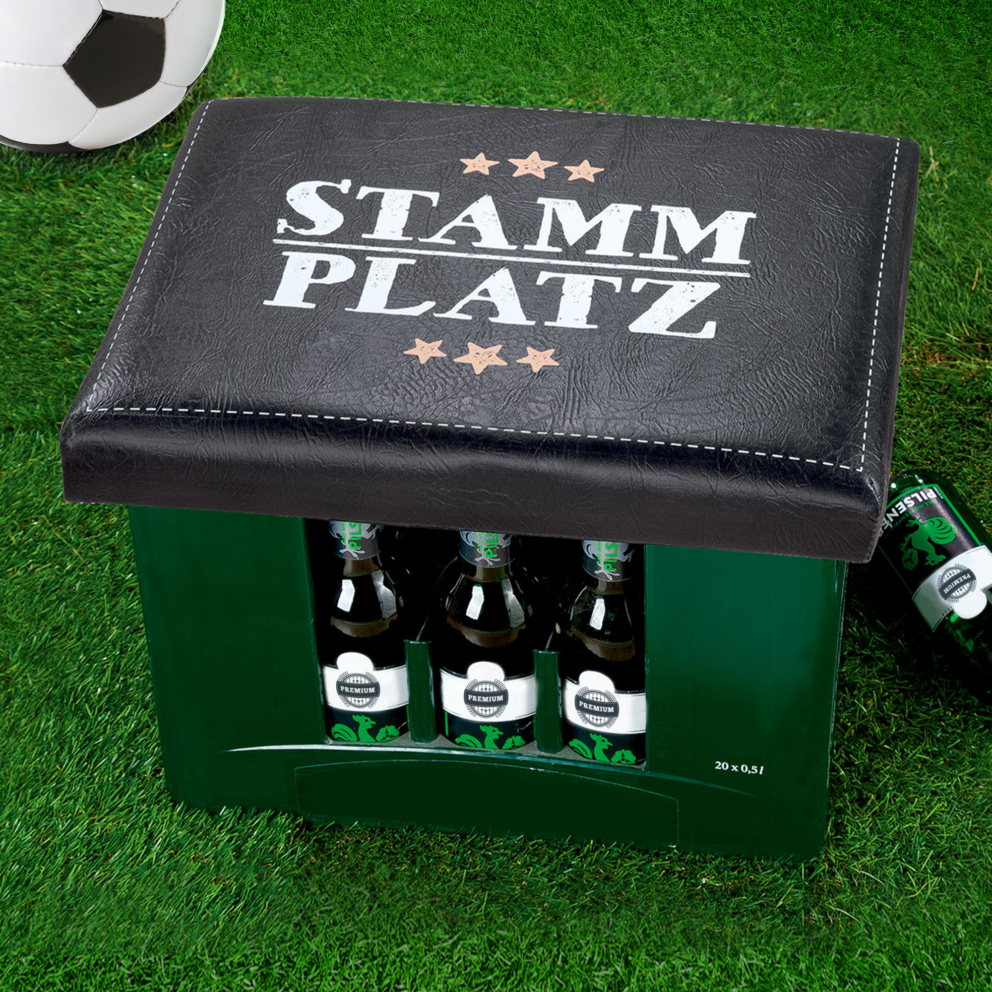 Bierkasten Sitzkissen - Stammplatz 2213-MZ Bierkasten Sitzkissen - Stammplatz 2213-MZ