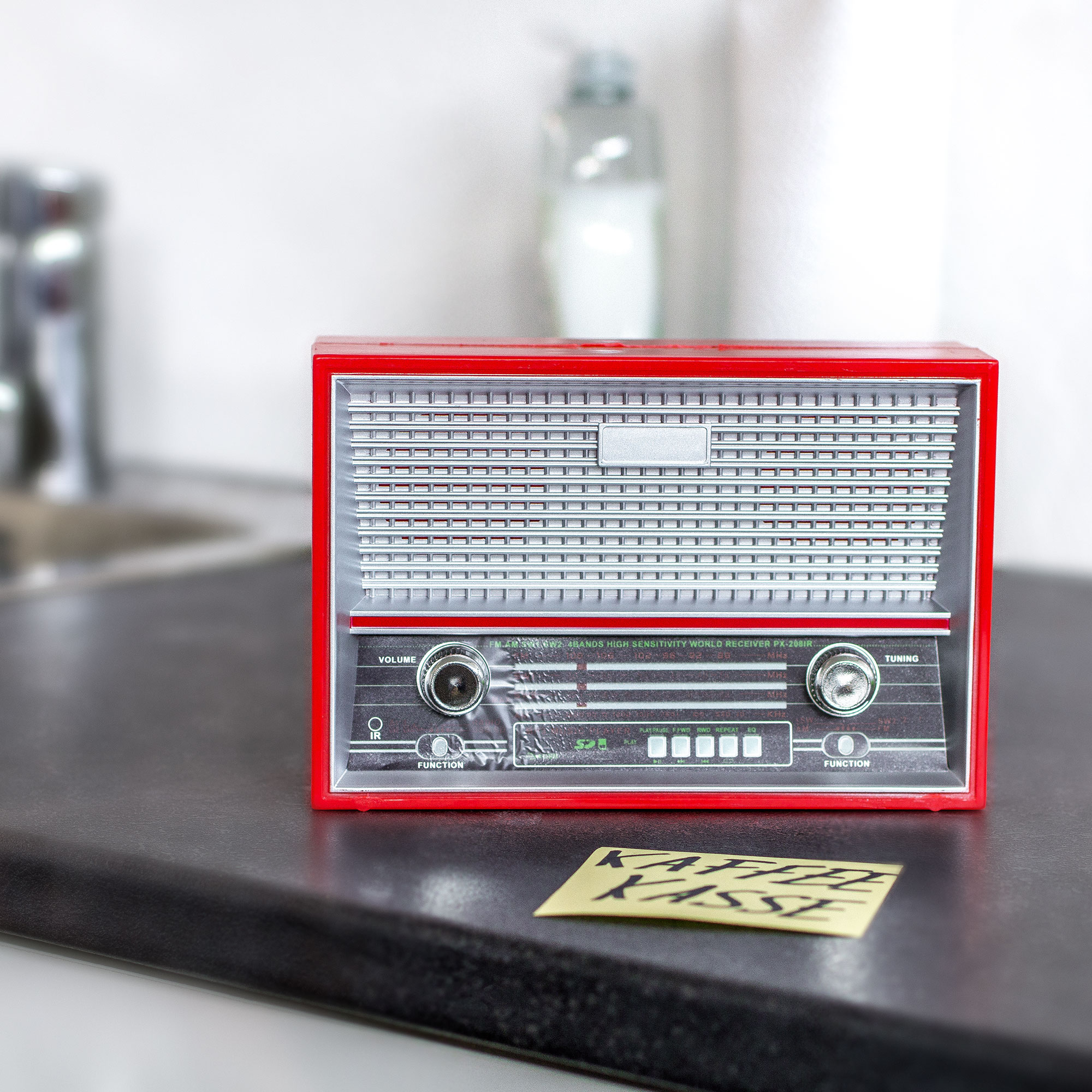 Spardose Vintage Radio - rot 3825 - 1