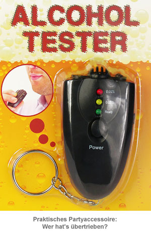 Alkoholtester - Schlüsselanhänger 3486 - 3