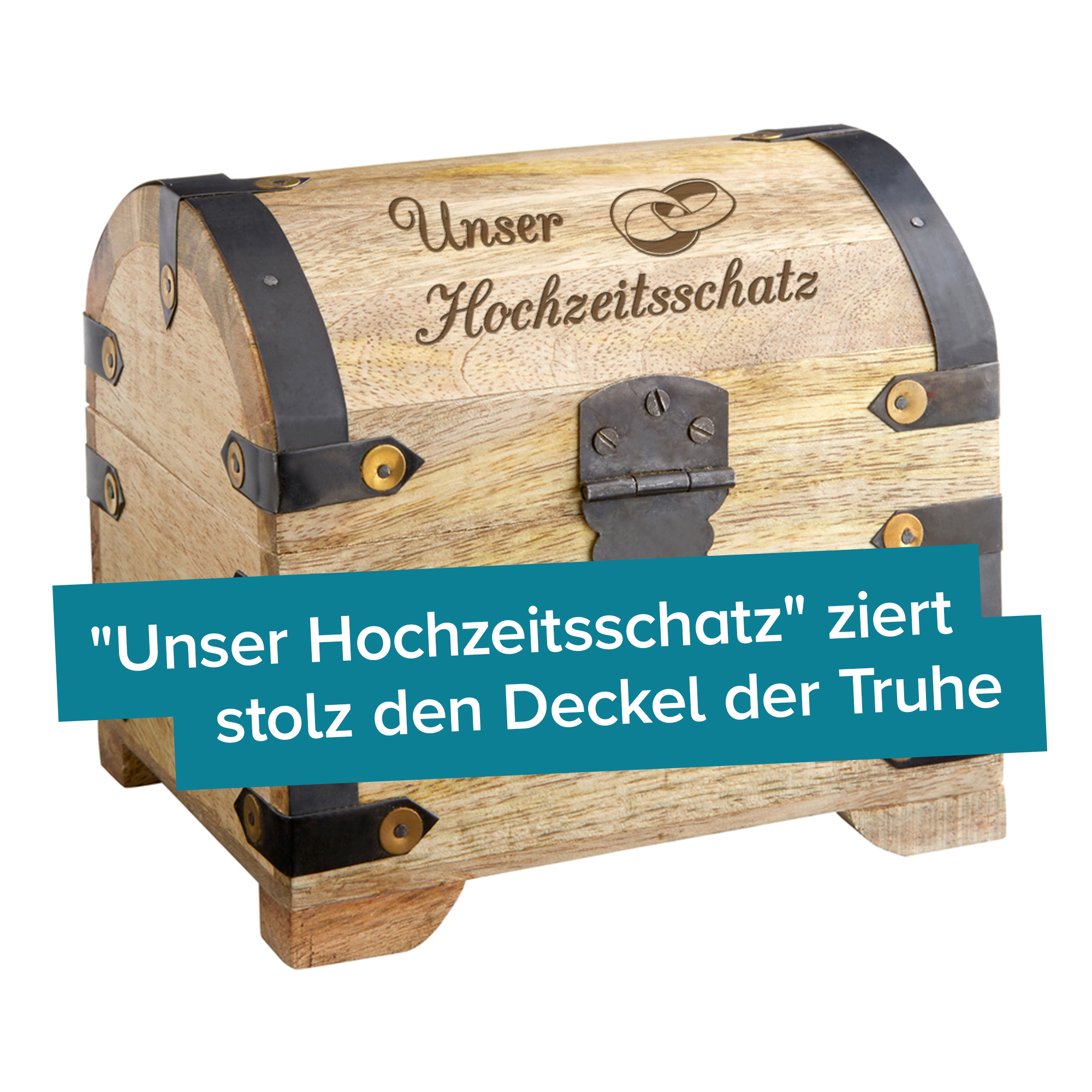 Geld Schatztruhe - Hochzeitsschatz 4157 - 6