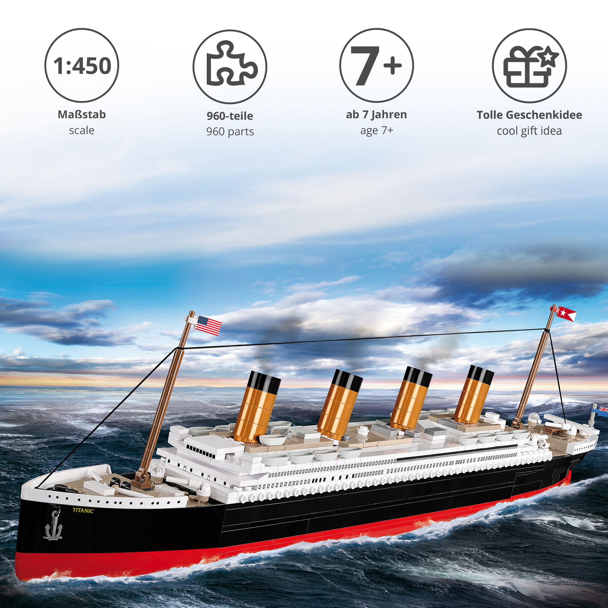 RMS Titanic - Cobi Klemmbausteine 1019-DH-0000 - 3