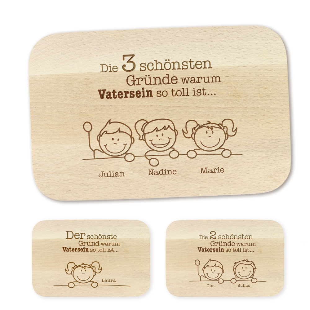 Frühstücksbrettchen - Warum Vatersein so toll ist 1975