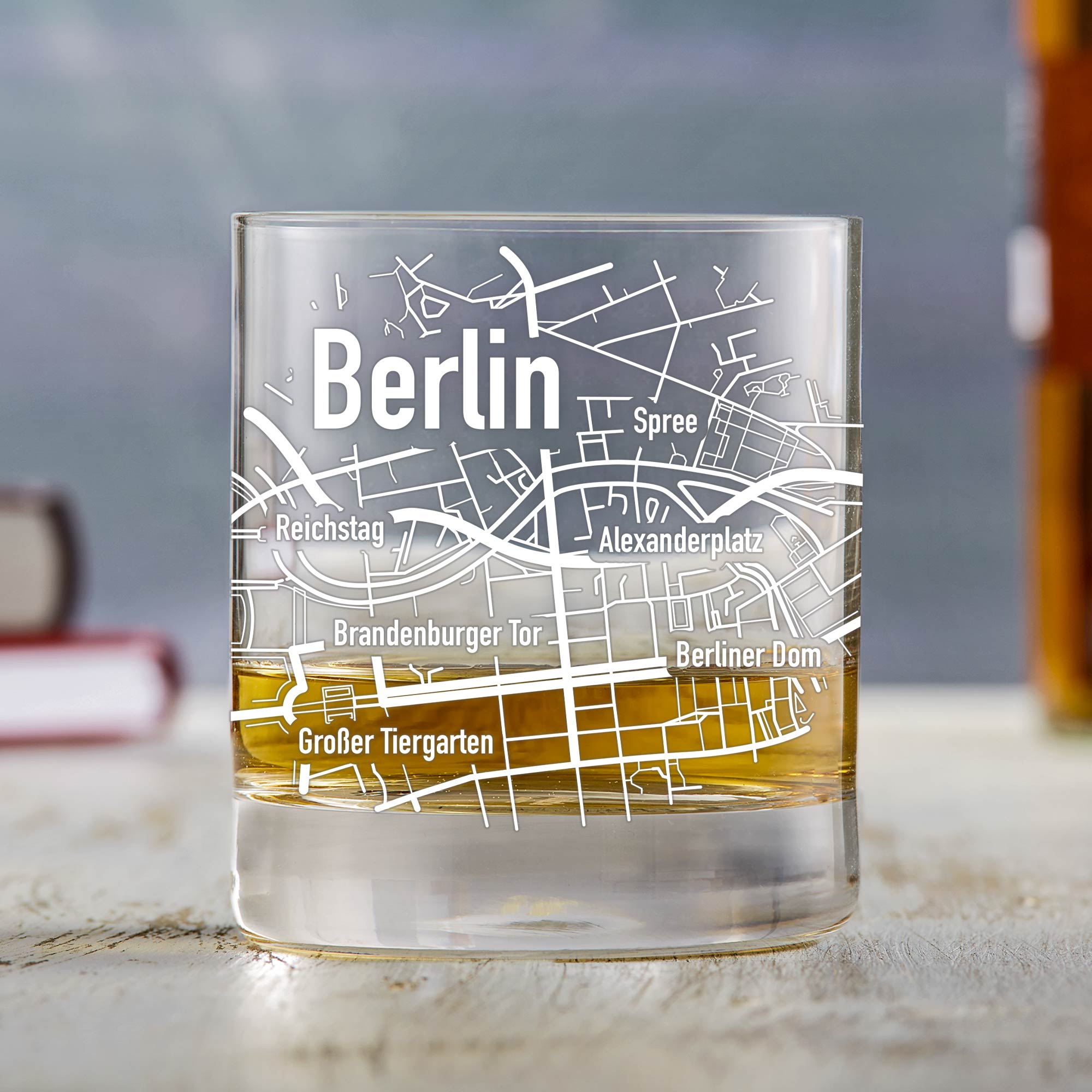  Whiskyglas mit Gravur - Berlin