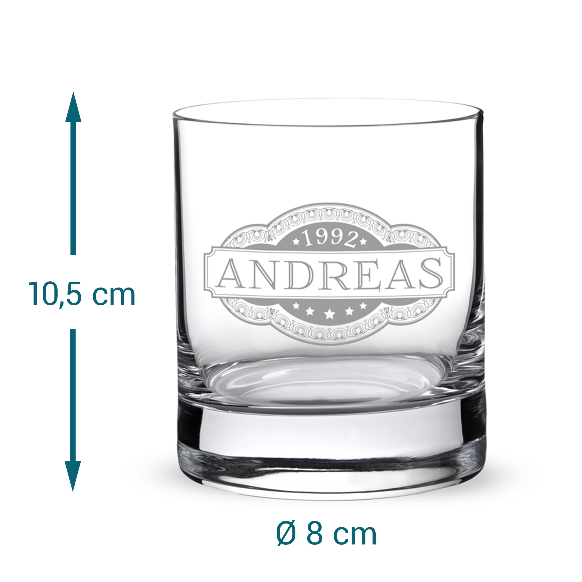 Whiskyglas mit Gravur - Banderole 3959 - 6