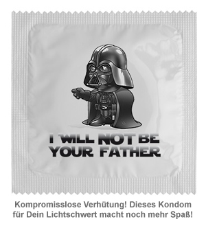 Lustiges Kondom - I will not be your father 2695 - 1
