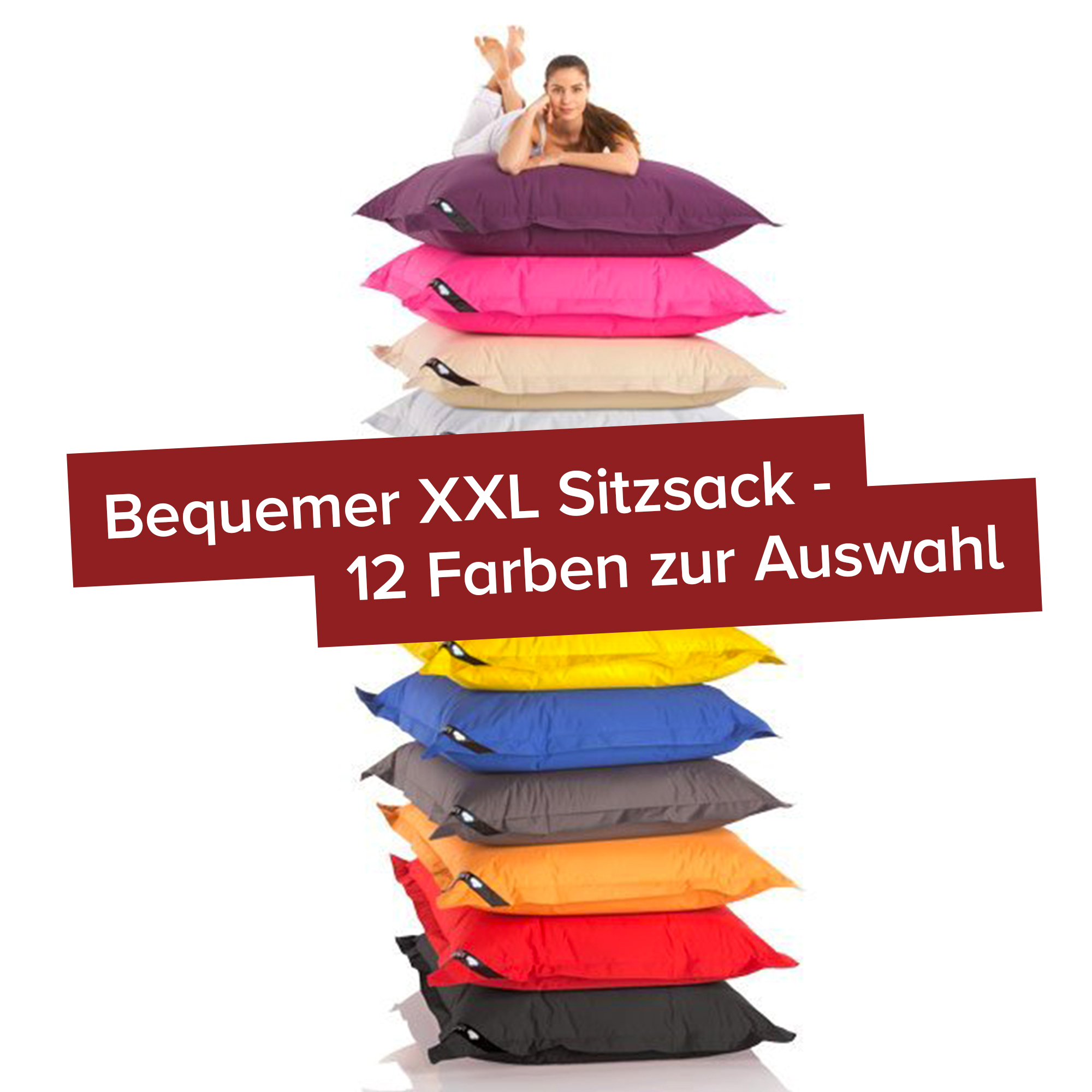 Komfort Sitzsack XXL - 12 Farben 3091 - 6