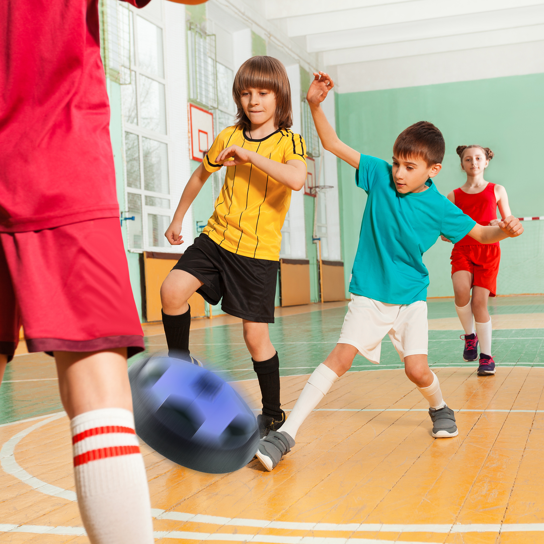 Luftkissen Fußball mit LED-Farbwechsel 3883 - 6