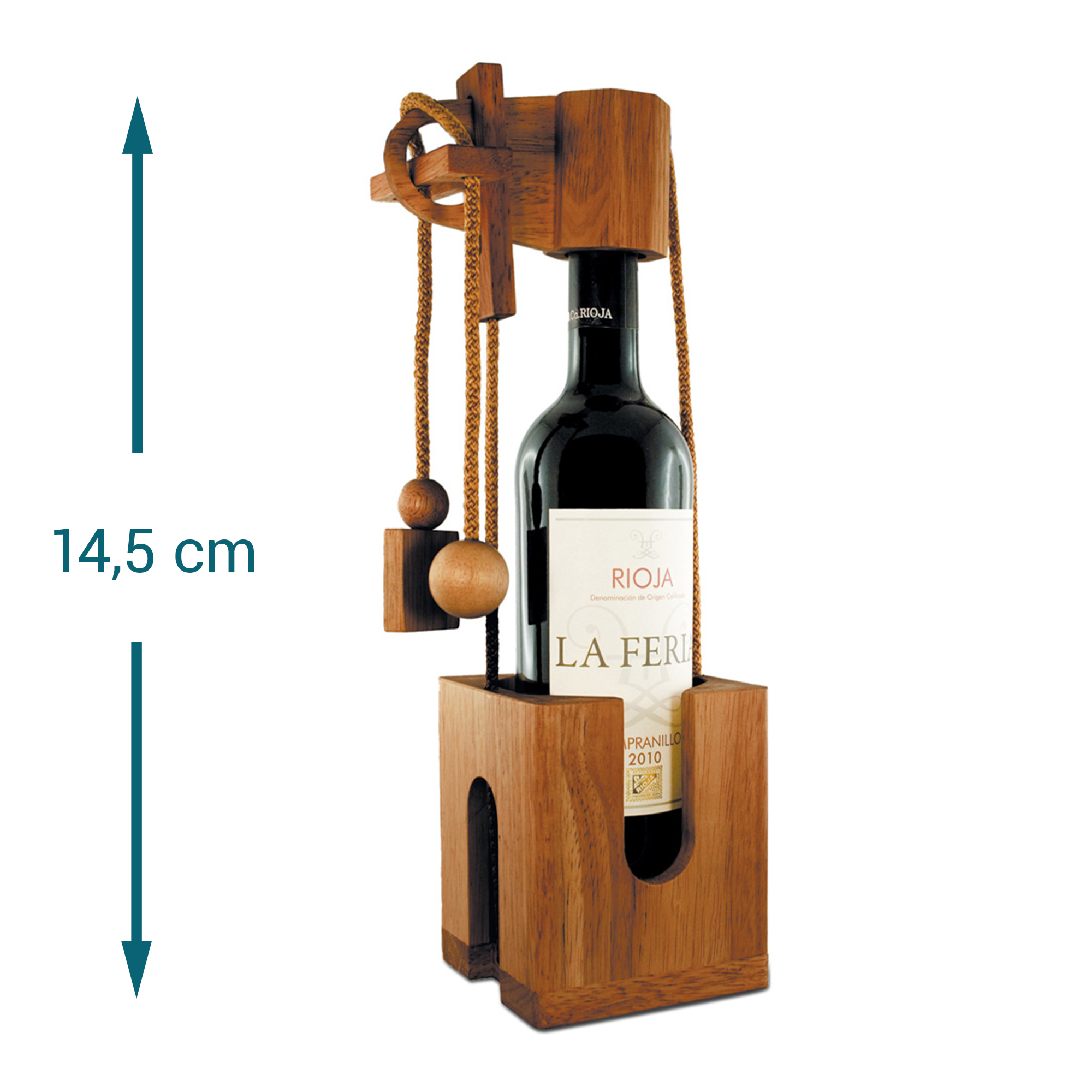 Edelholz Flaschenpuzzle