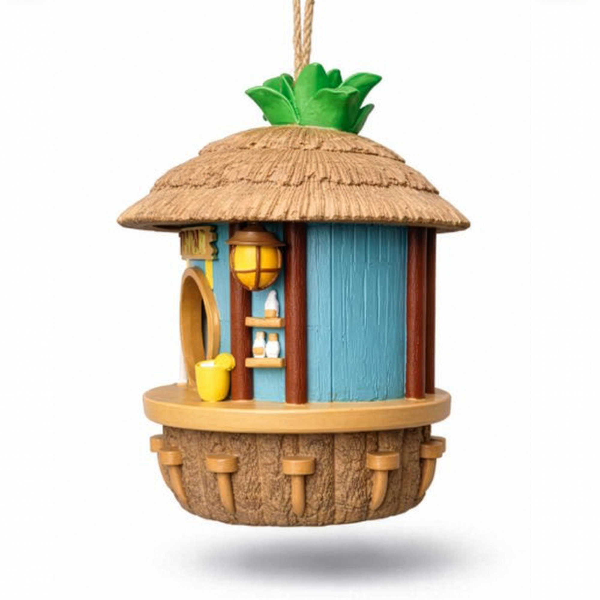 Tikibar Vogelhaus - Nistkasten & Futterhaus für Vögel