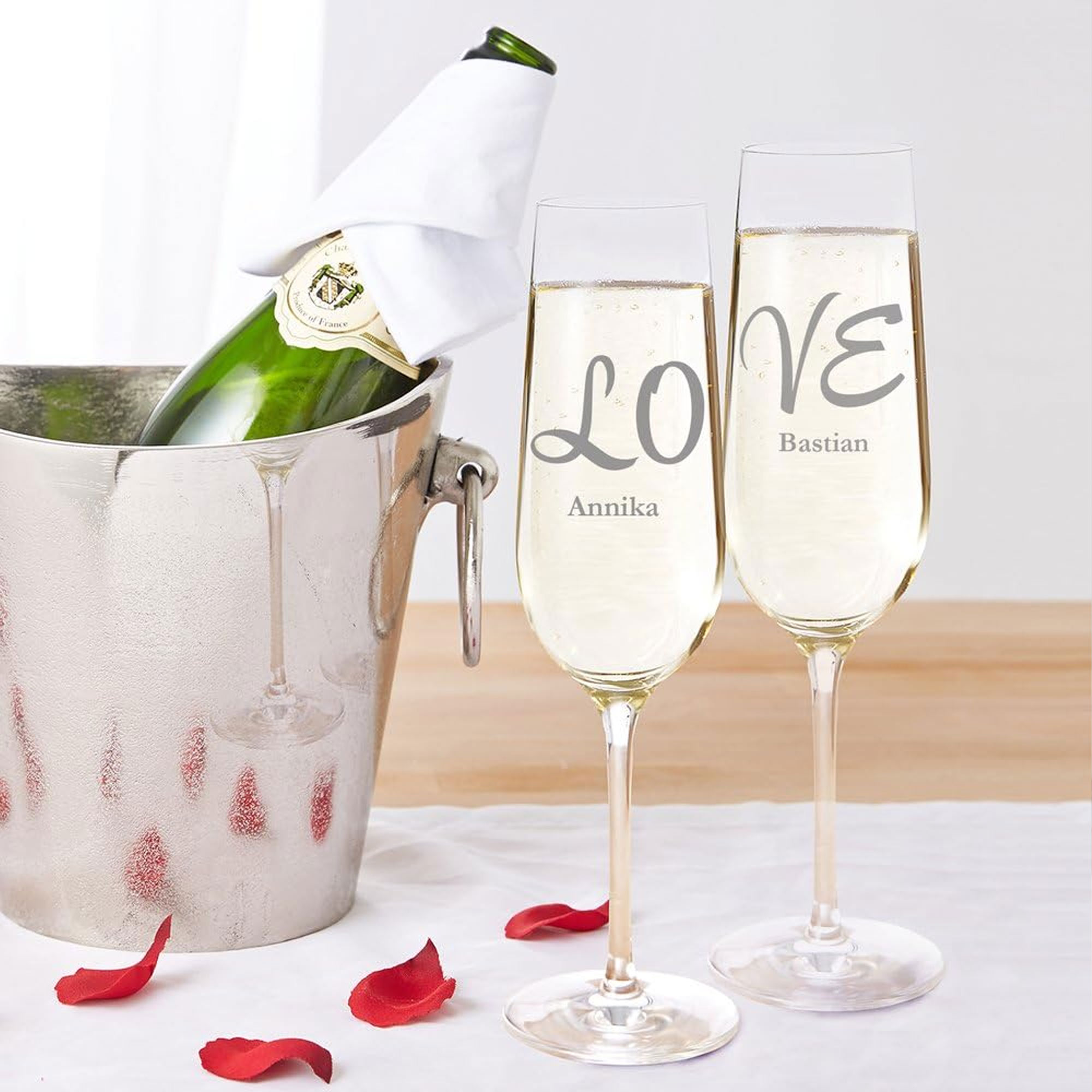 Sektgläser Love - 2er Set