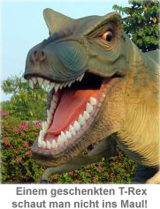 Tyrannosaurus Rex lebensgroß 1074 - 2