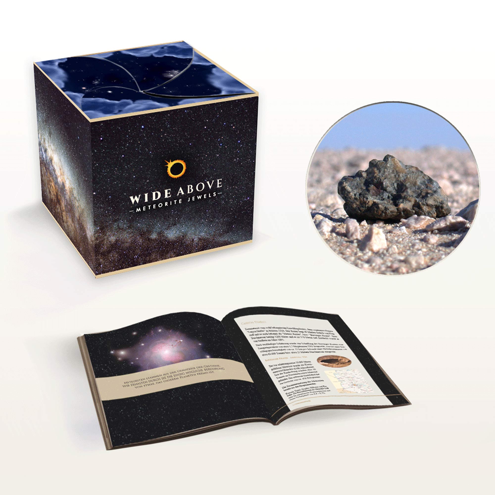 Meteorit Halskette mit Anhänger - Sternzeichen