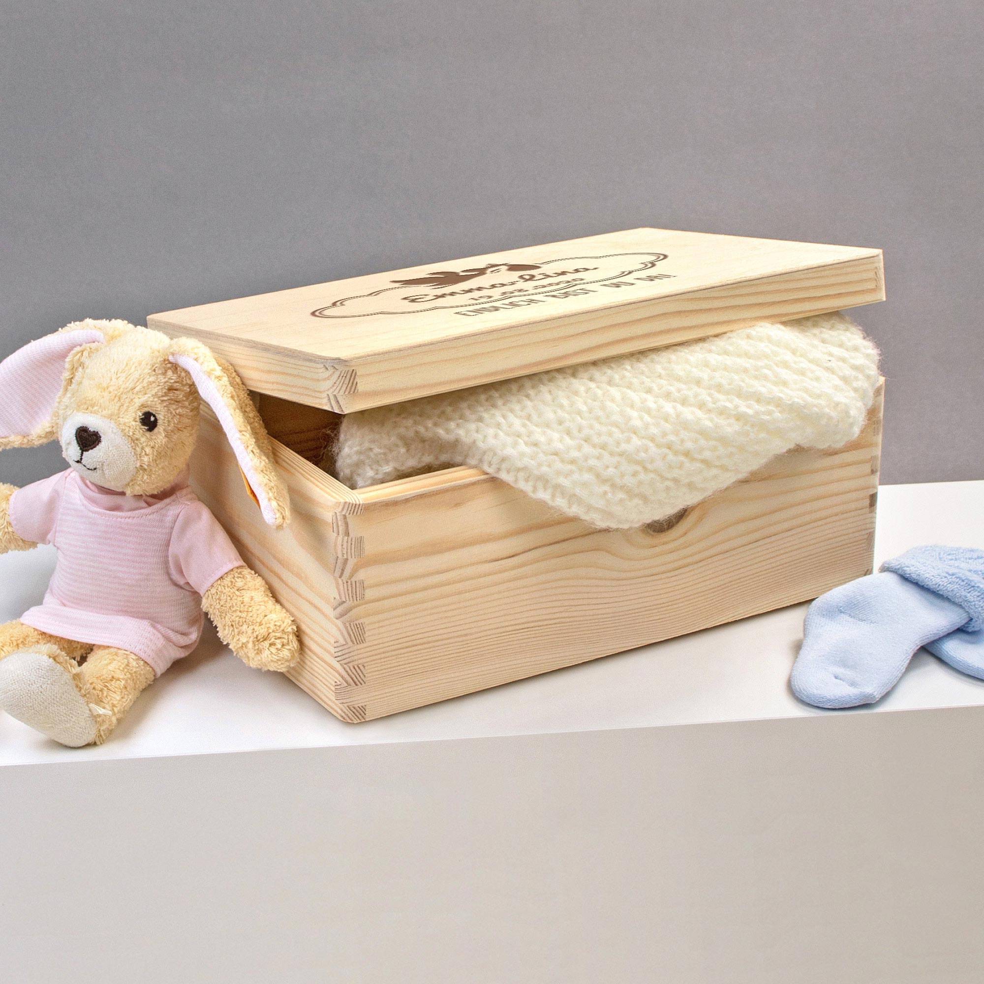 Memory Box zur Geburt - Storch Memory Box zur Geburt - Storch