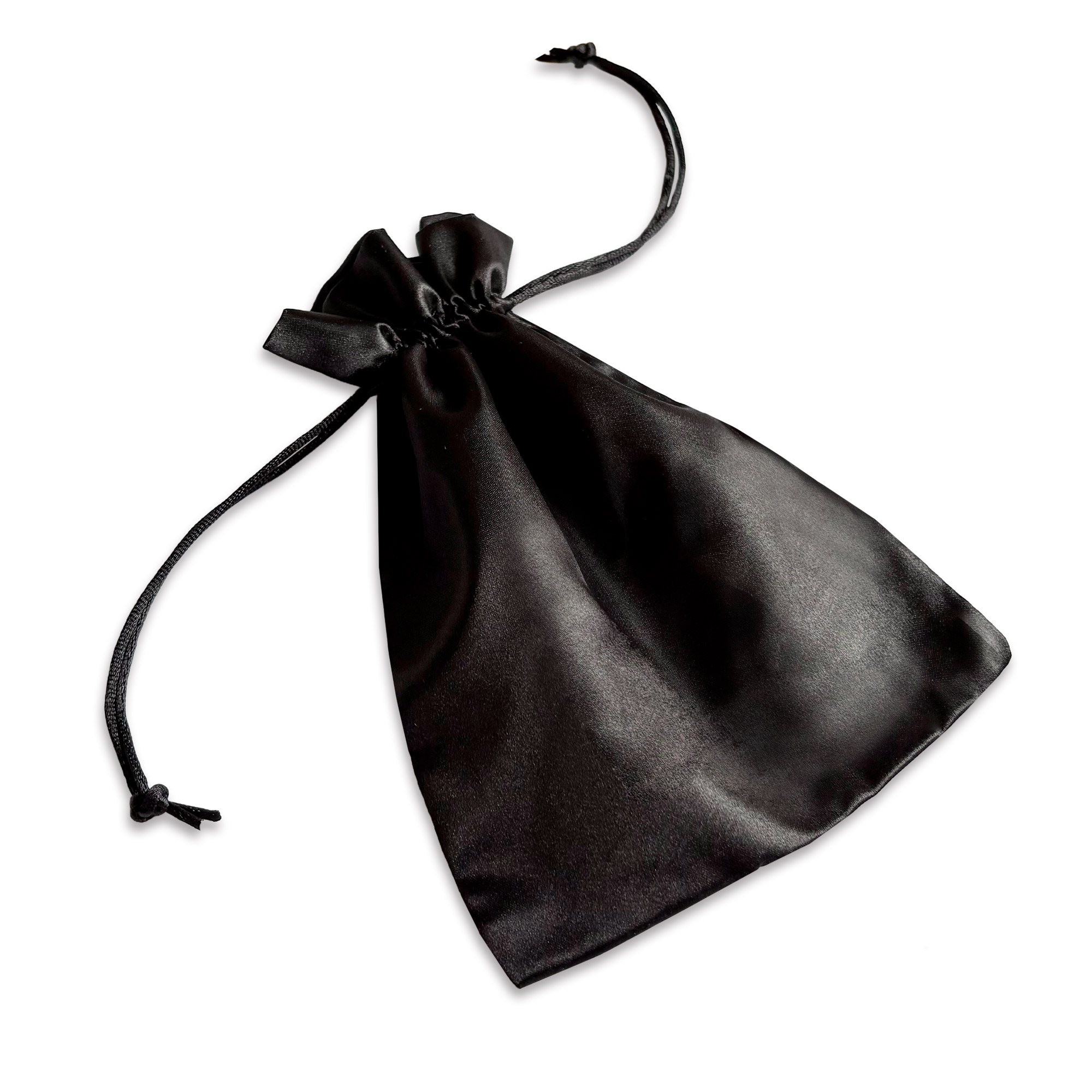 Satinbeutel Geschenkverpackung Whiskyglas - Aufbewahrungsbeutel Schwarz Satinbeutel Geschenkverpackung Whiskyglas - Aufbewahrungsbeutel Schwarz