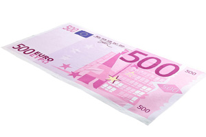 Handtuch 500 Euro Schein 1659 - 2