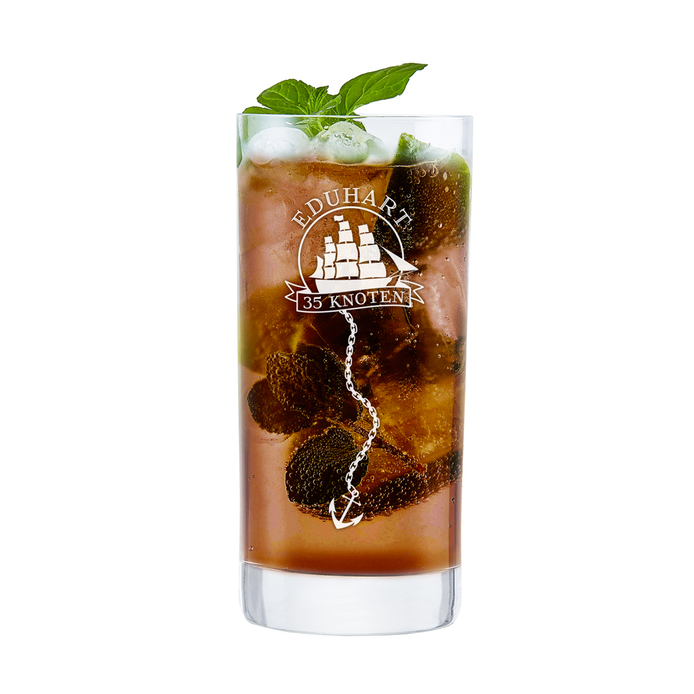 Cocktailglas zum Geburtstag - Segelschiff 3962 - 2