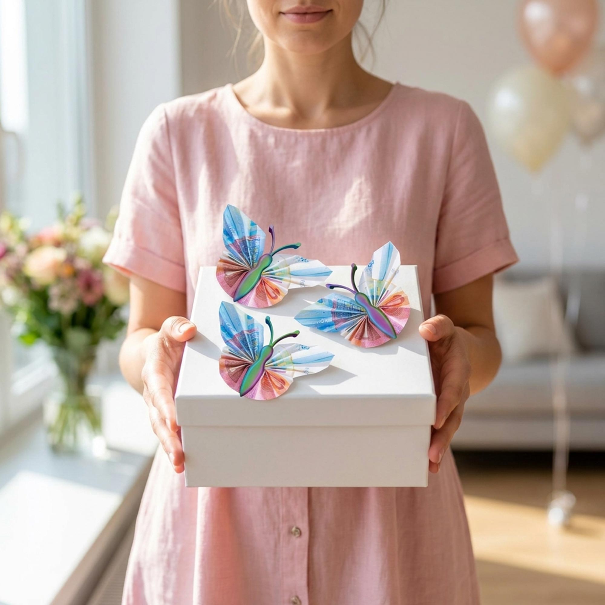 Geldgeschenk Schmetterling Farbverlauf – 3er Set Geschenkverpackung für Geld Geldgeschenk Schmetterling Farbverlauf – 3er Set Geschenkverpackung für Geld