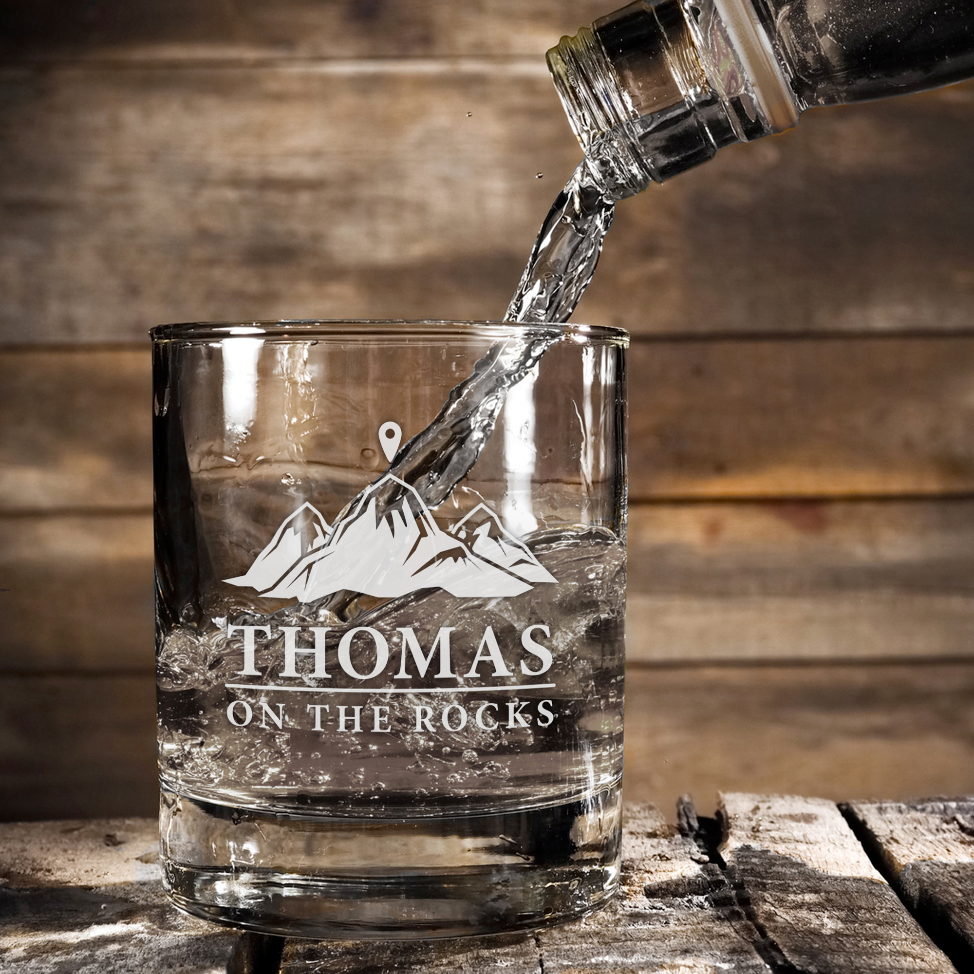 Personalisiertes Whiskyglas - On the Rocks 4022 - 2