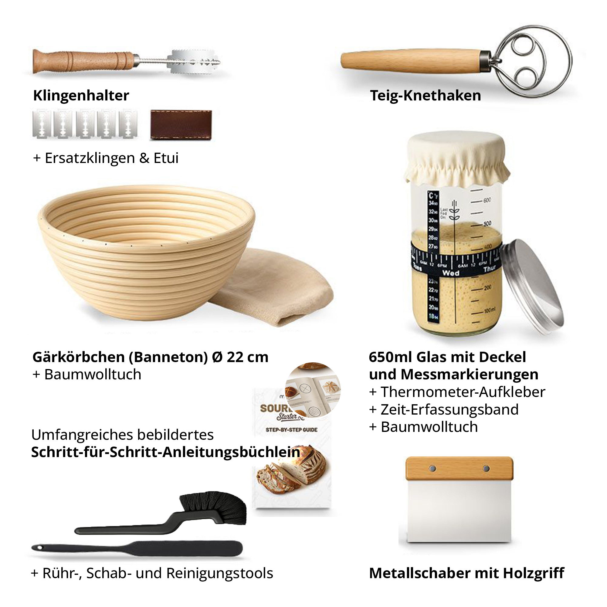 Sauerteig Brot backen - Starter Kit Sauerteig Brot backen - Starter Kit