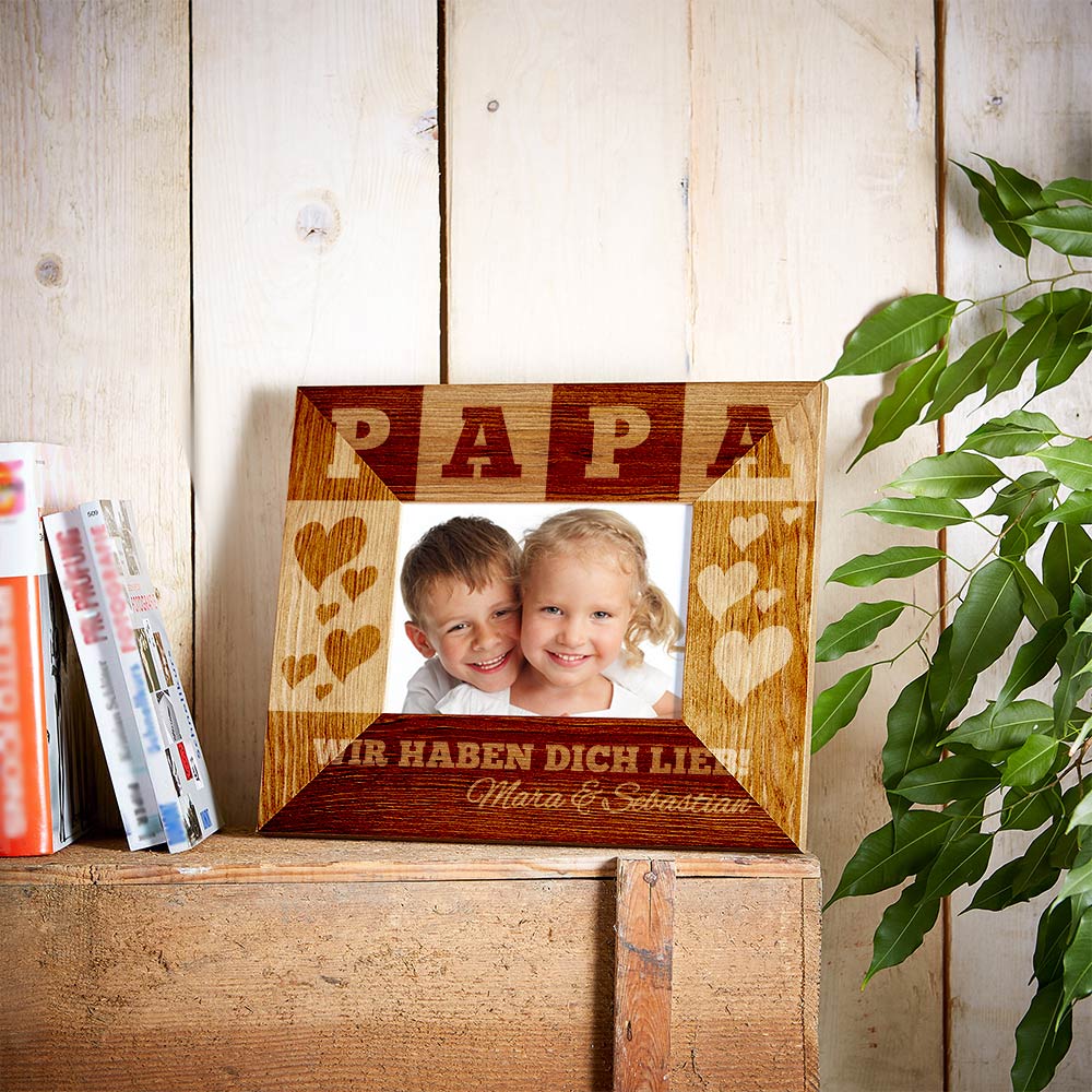 Personalisierter Bilderrahmen für Papa 2208 Personalisierter Bilderrahmen für Papa 2208