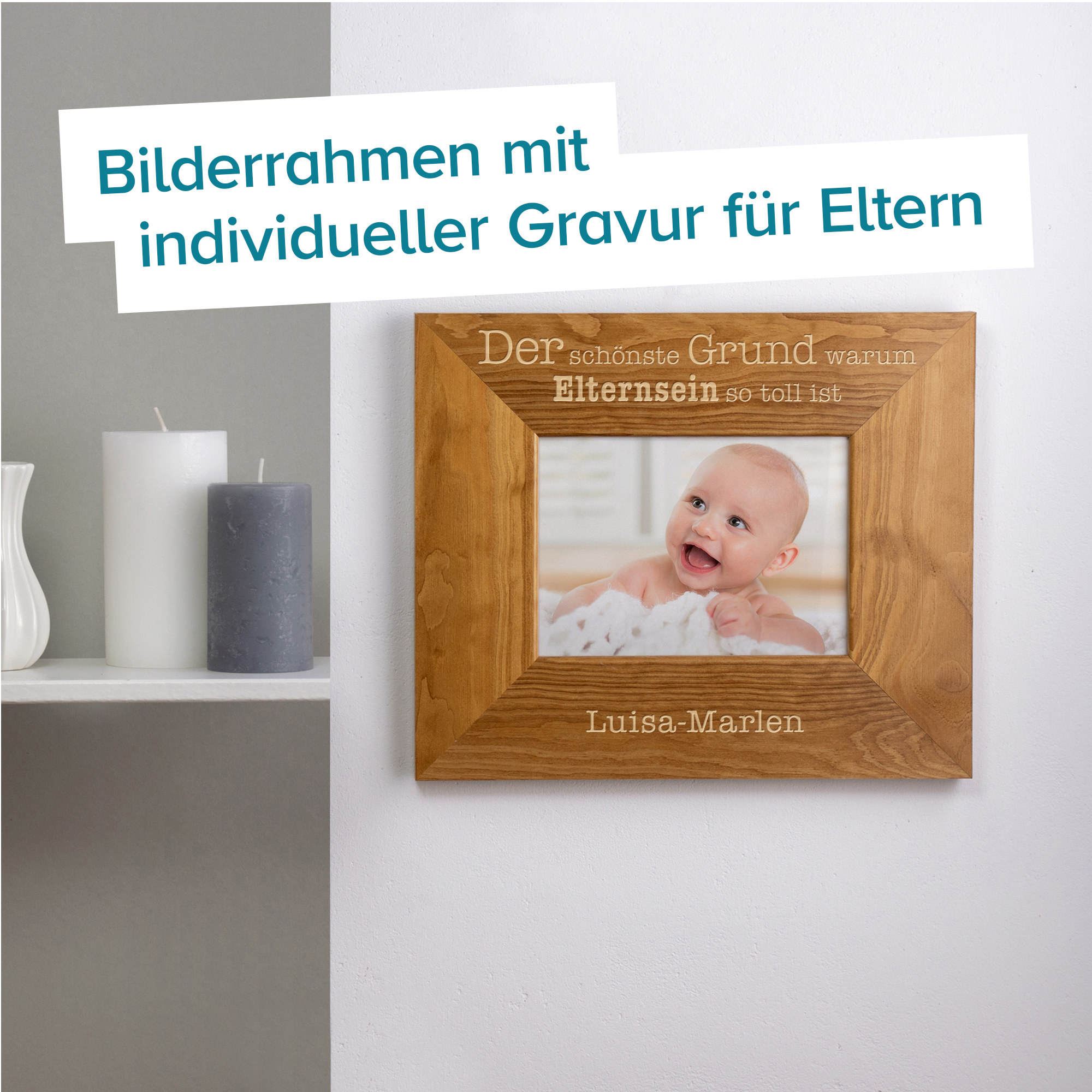 Personalisierter Bilderrahmen - Warum Elternsein so toll ist