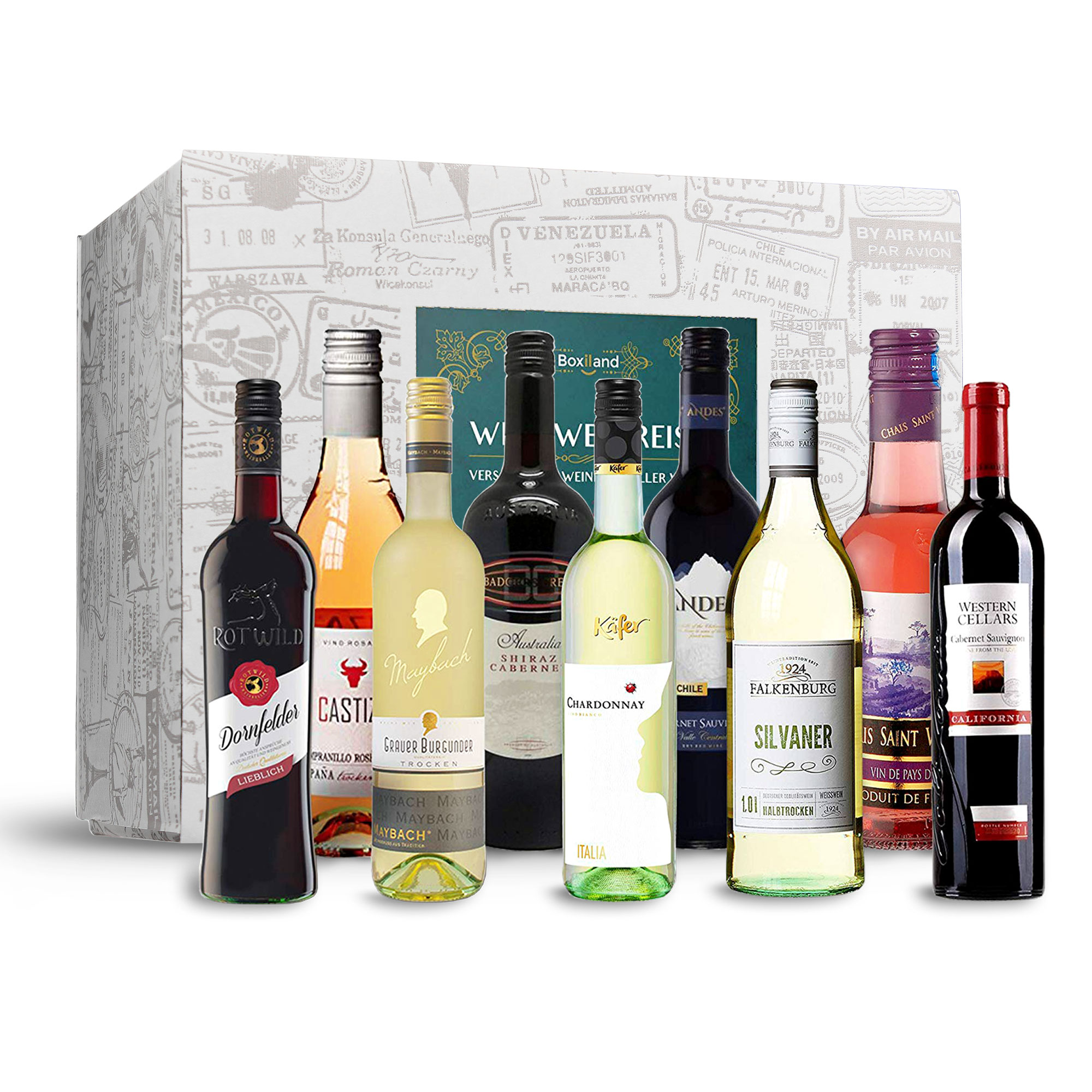 Wein Weltreise - 9er Geschenkbox 3926 Wein Weltreise - 9er Geschenkbox 3926