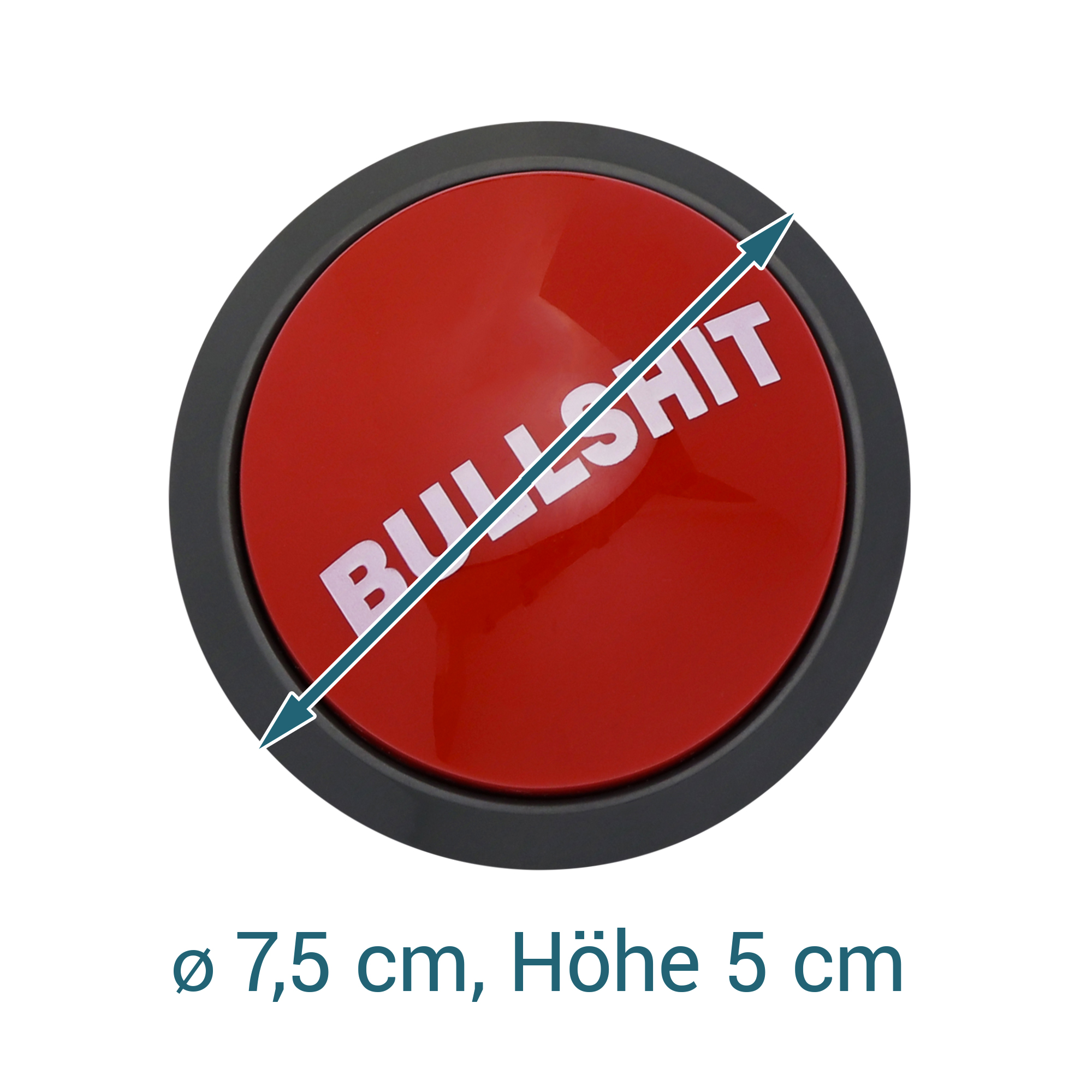 Buzzer mit Sound - Bullshit Button 3980 - 4