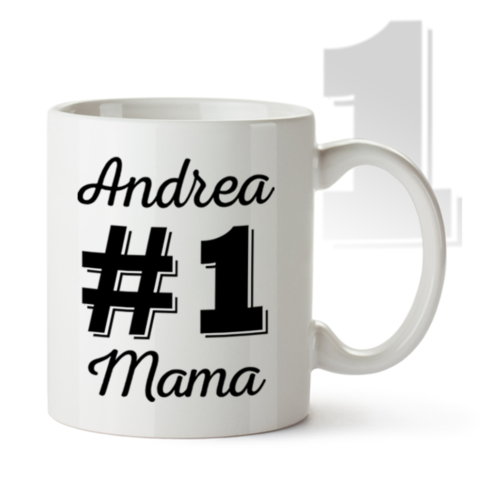 Personalisierte Tasse - Nummer 1 Mama 1801